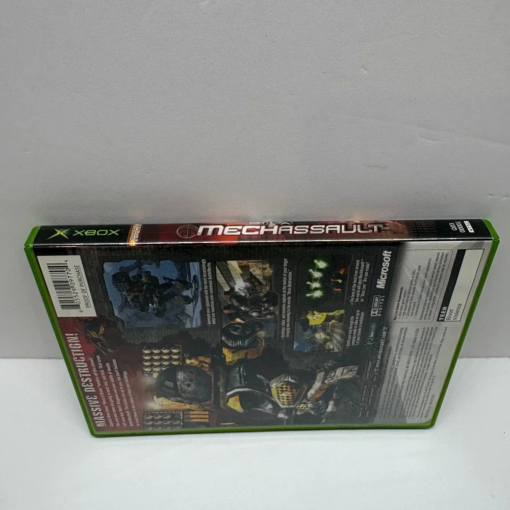 Video Game Xbox One Size MechAssault Microsoft Game Studios